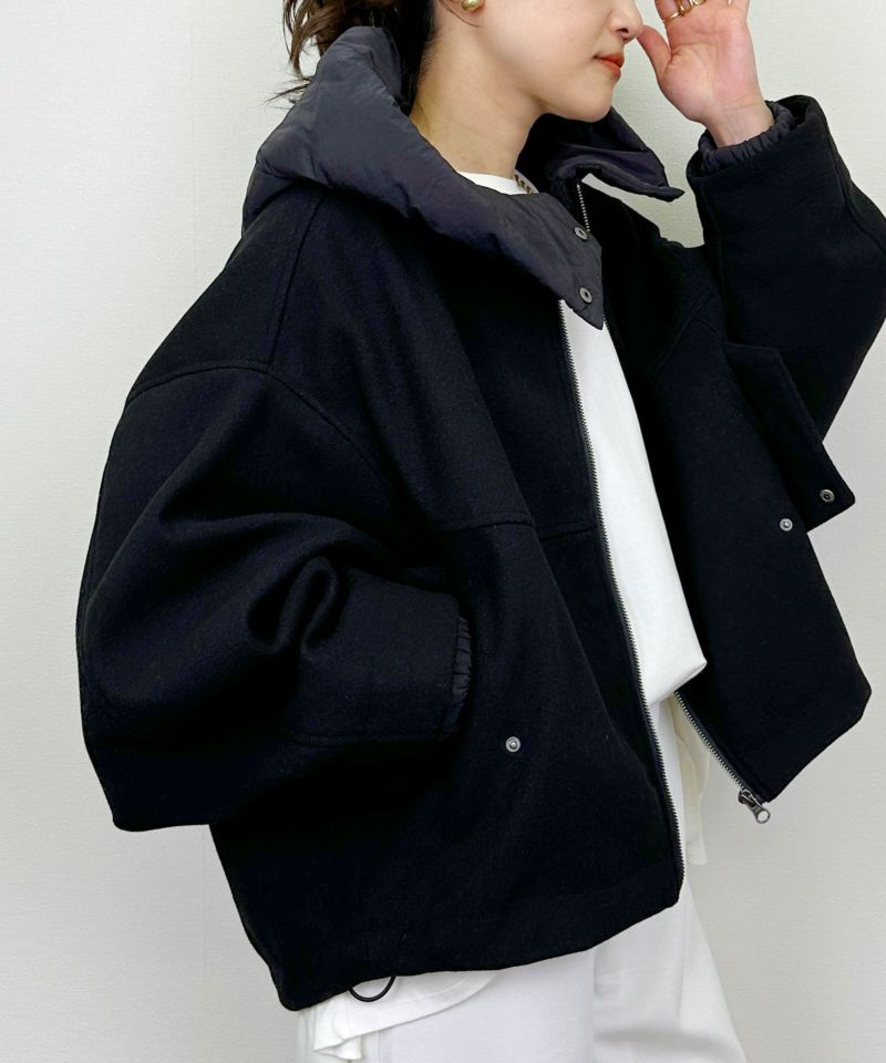 model：H164　着用サイズ：M　ブラック