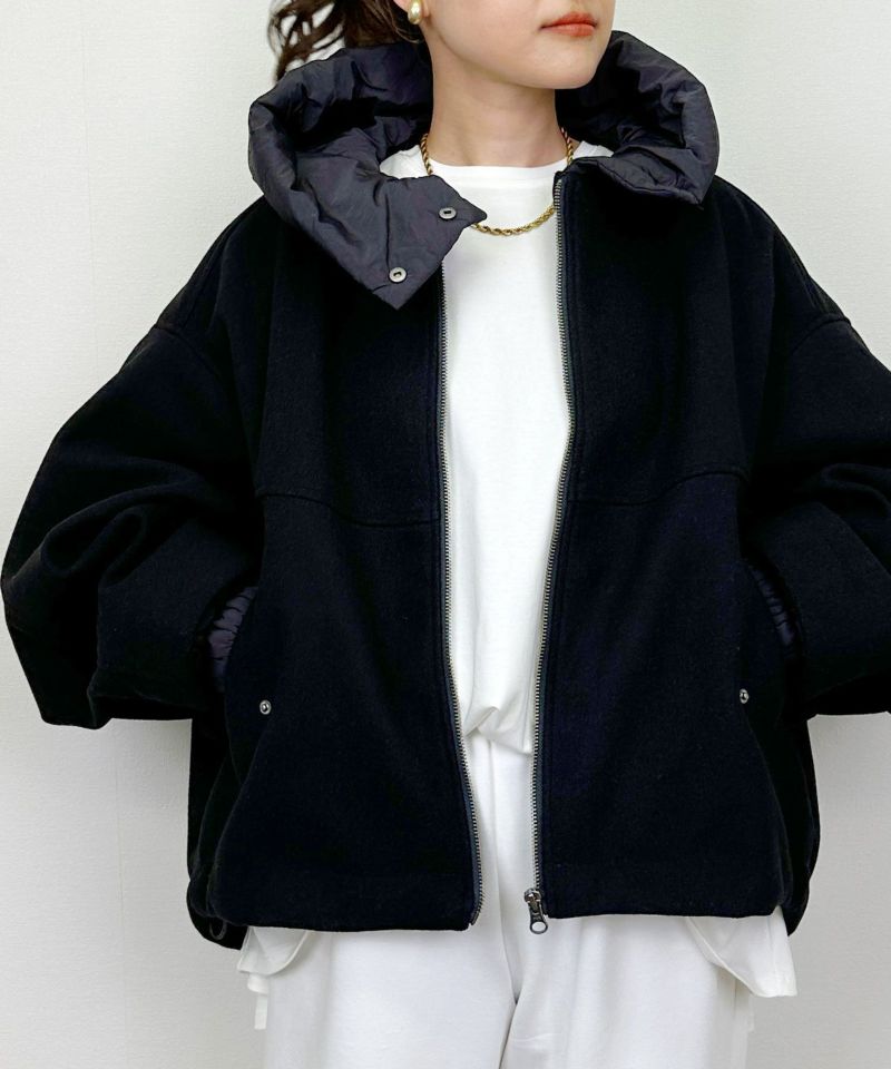 model：H164　着用サイズ：M　ブラック