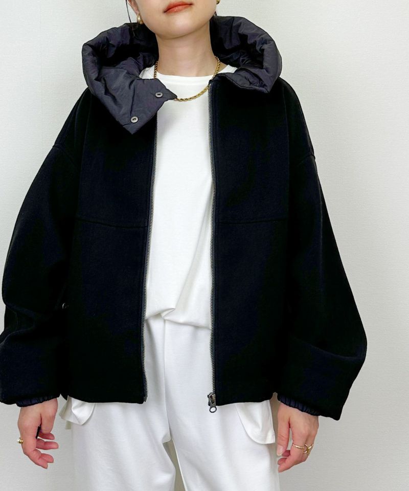 model：H164　着用サイズ：M　ブラック