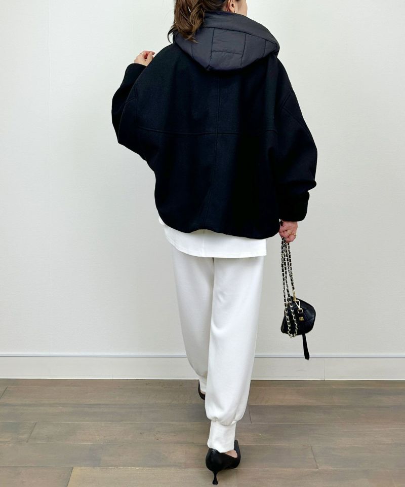 model：H164　着用サイズ：M　ブラック