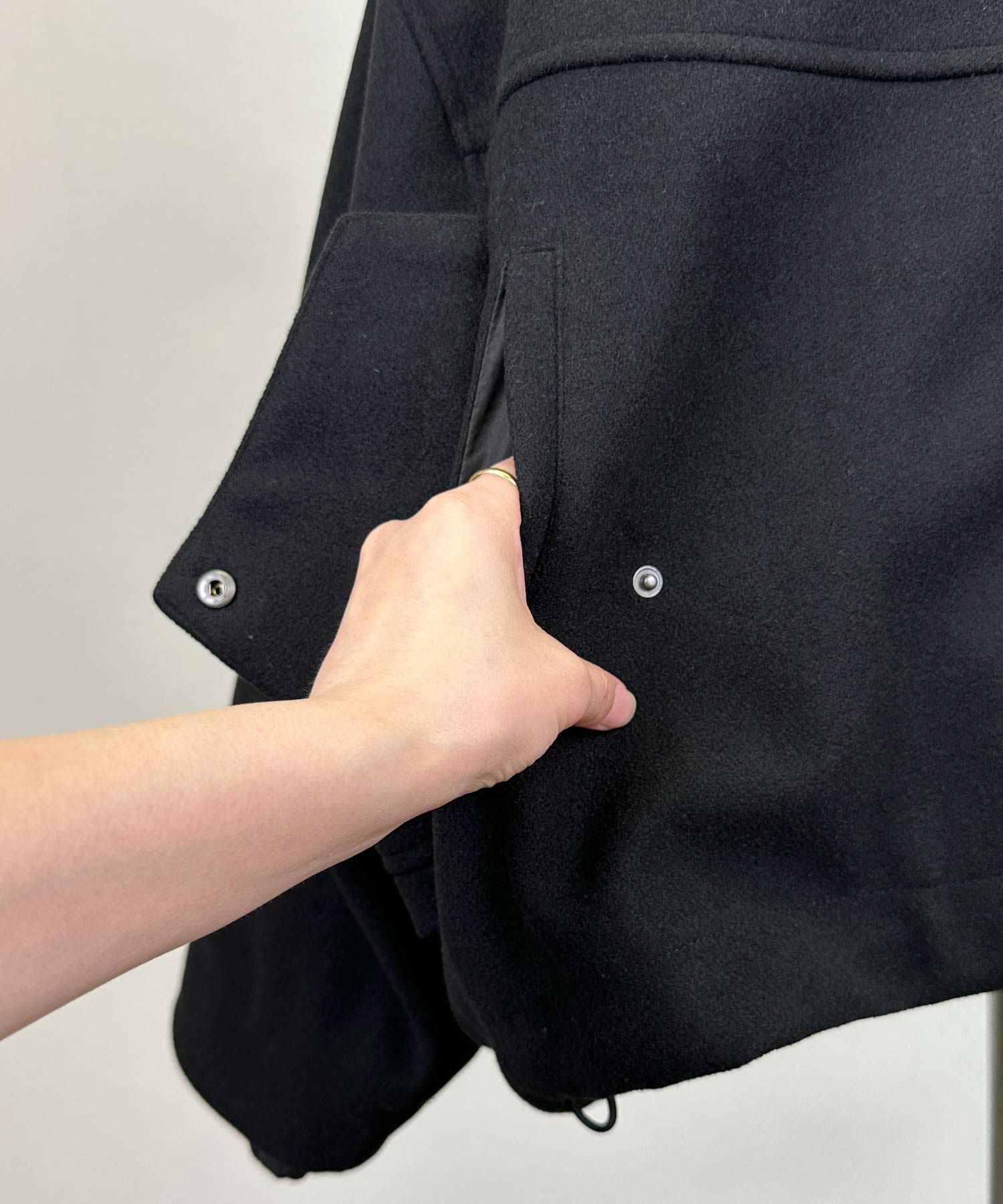 ビッグシルエットブルゾン（フード取り外し可） | PICCIN (ピッチン