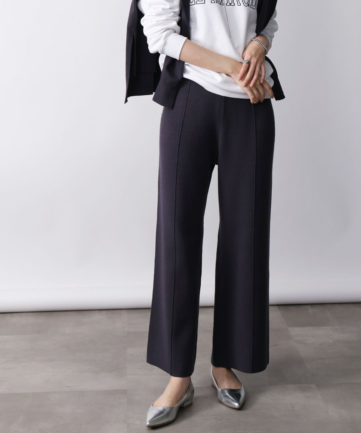 model：H171　着用サイズ：M　ダークグレー