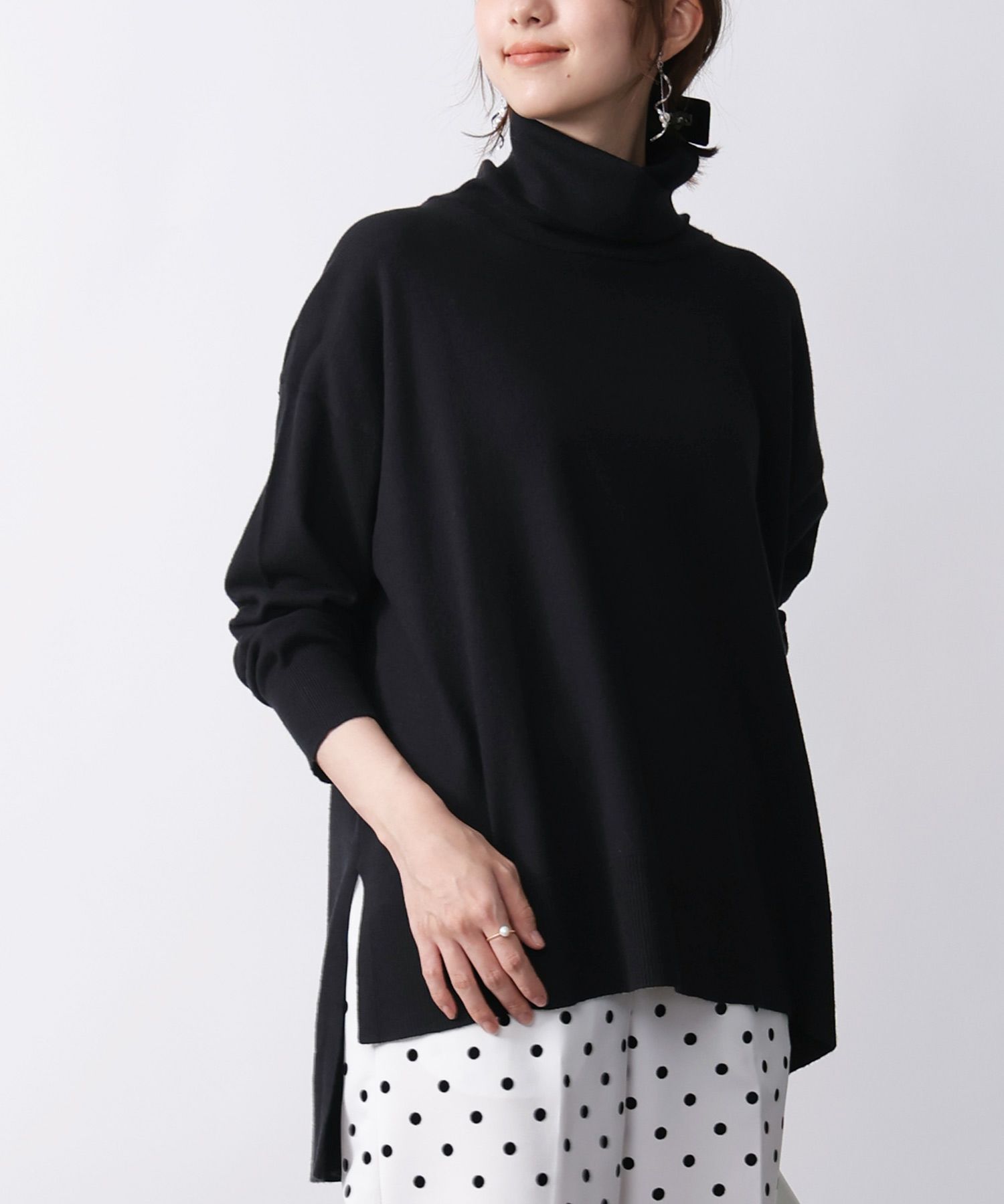 model：H171　着用サイズ：M　ブラック