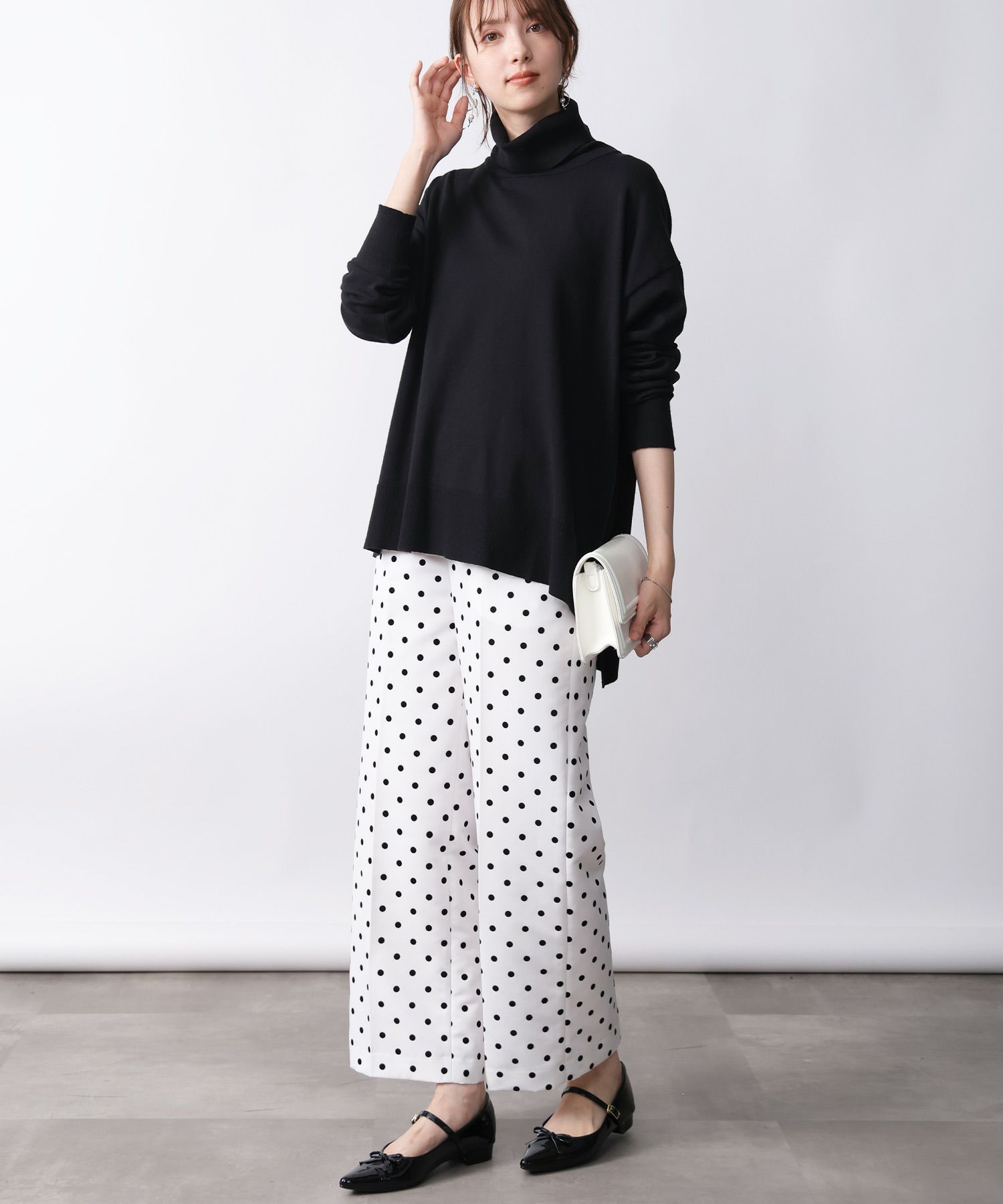 model：H171　着用サイズ：M　ブラック