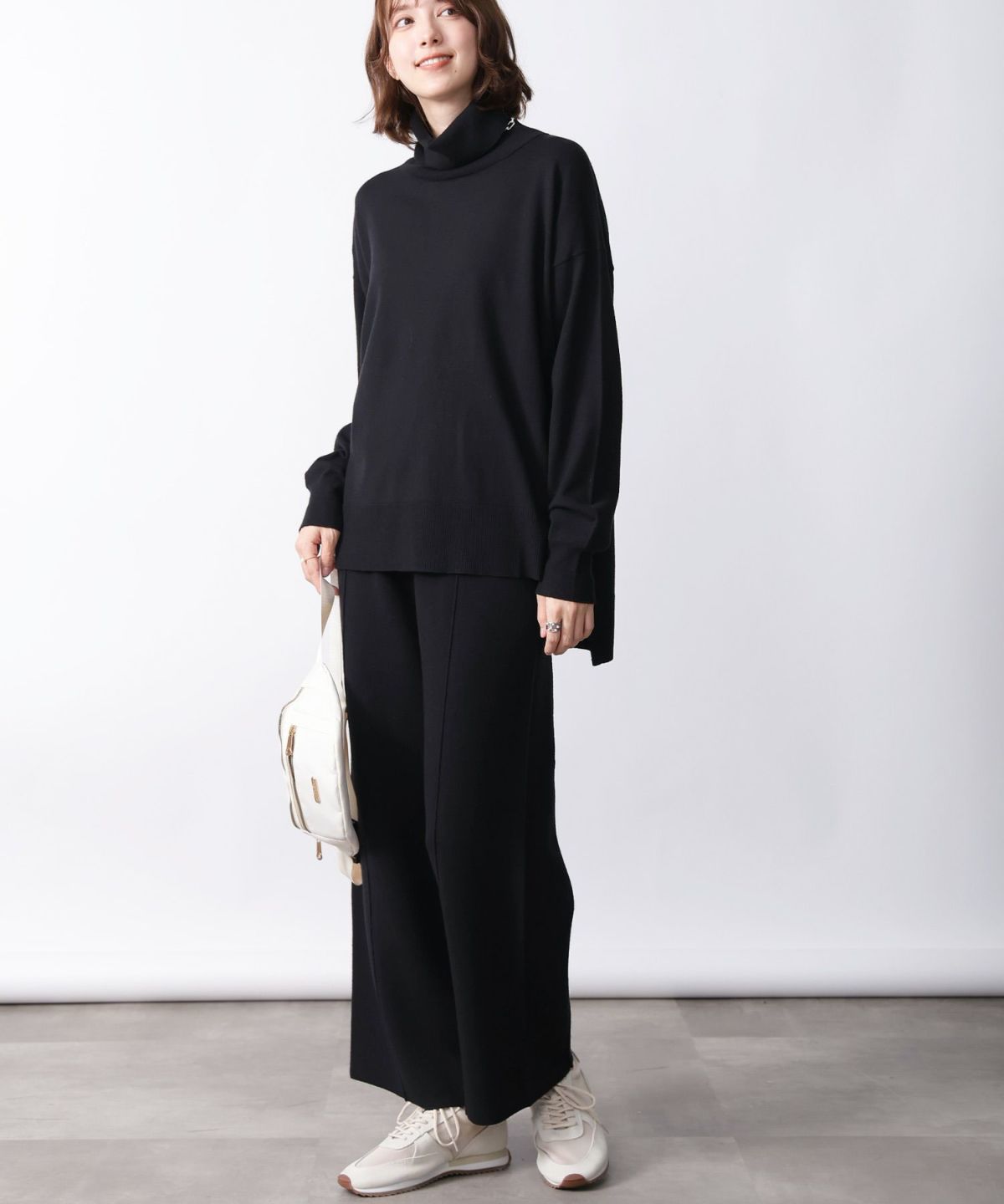 model：H171　着用サイズ：M　ブラック　セットアップ