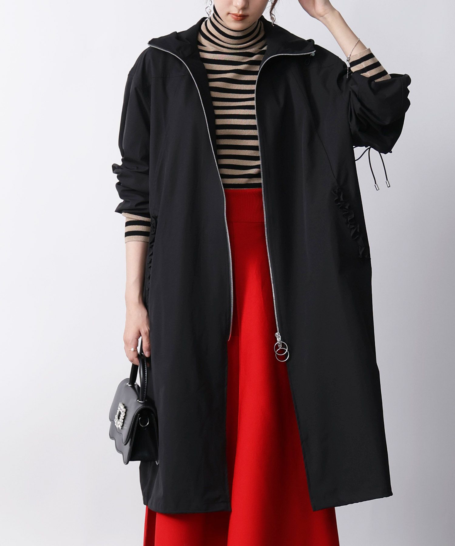 model：H171　着用サイズ：M　ブラック