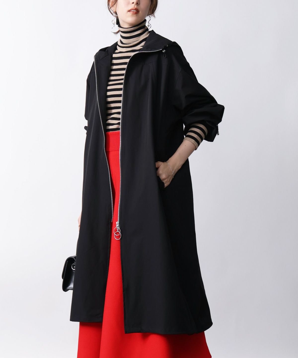 model：H171　着用サイズ：M　ブラック