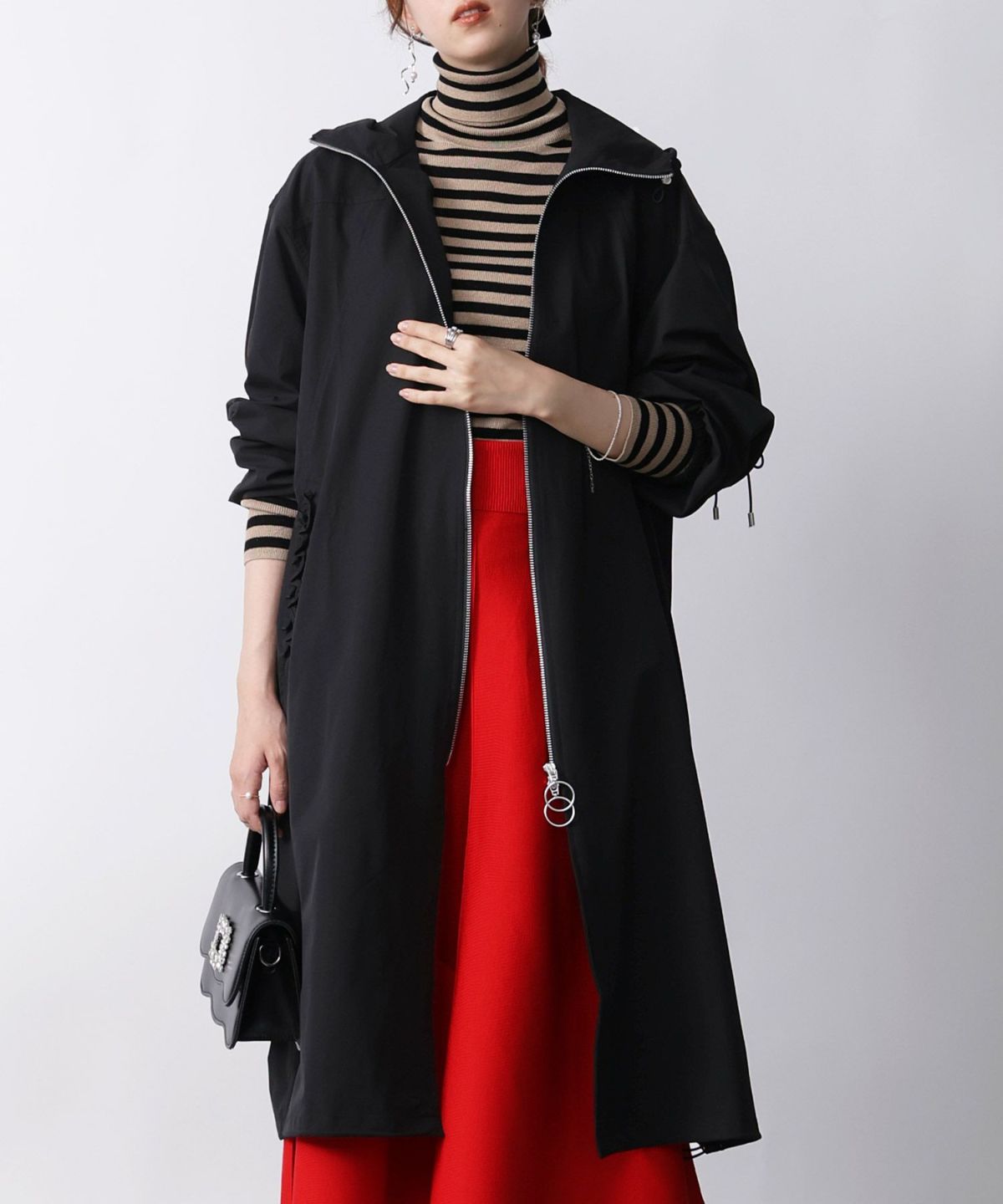 model：H171　着用サイズ：M　ブラック