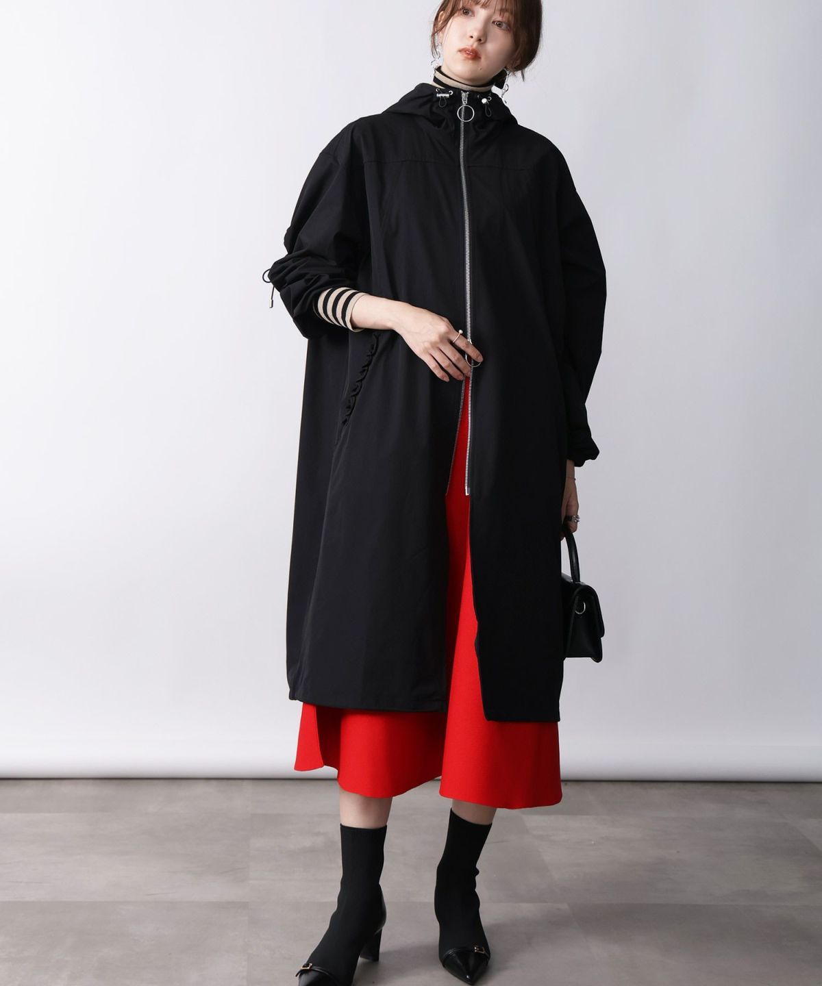 model：H171　着用サイズ：M　ブラック