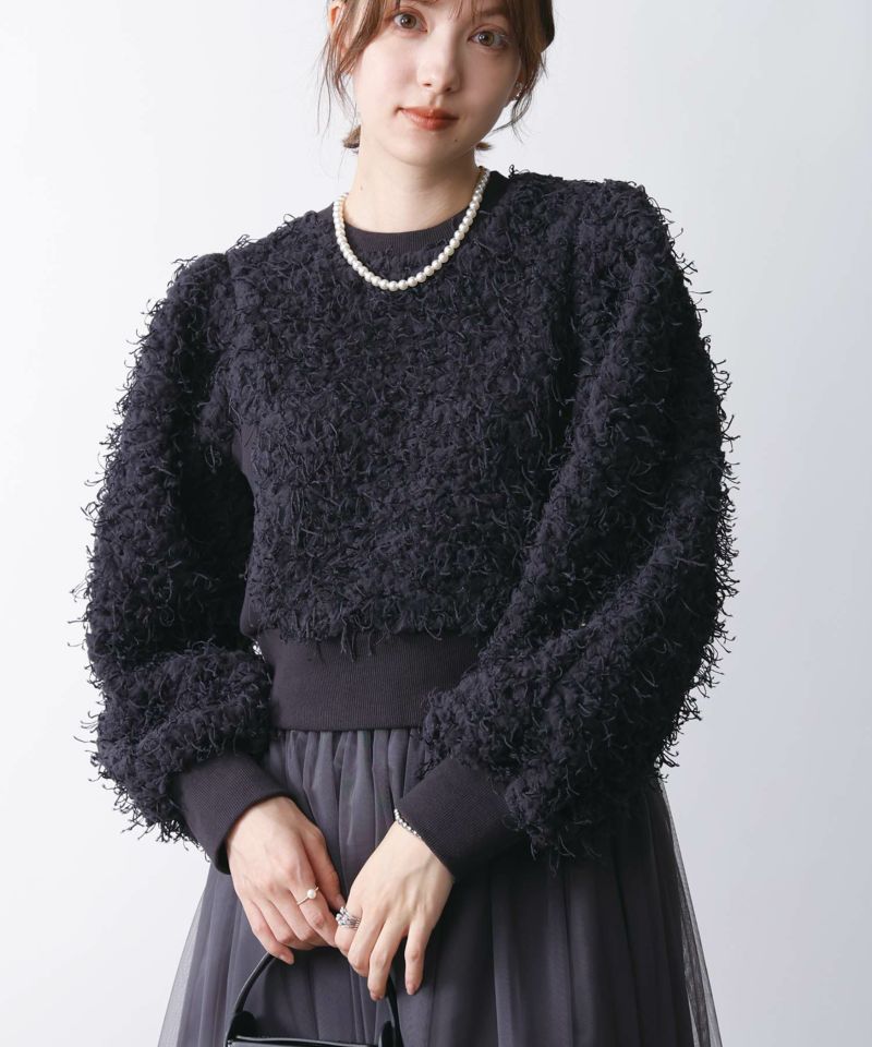 model：H171　着用サイズ：M　チャコールグレー