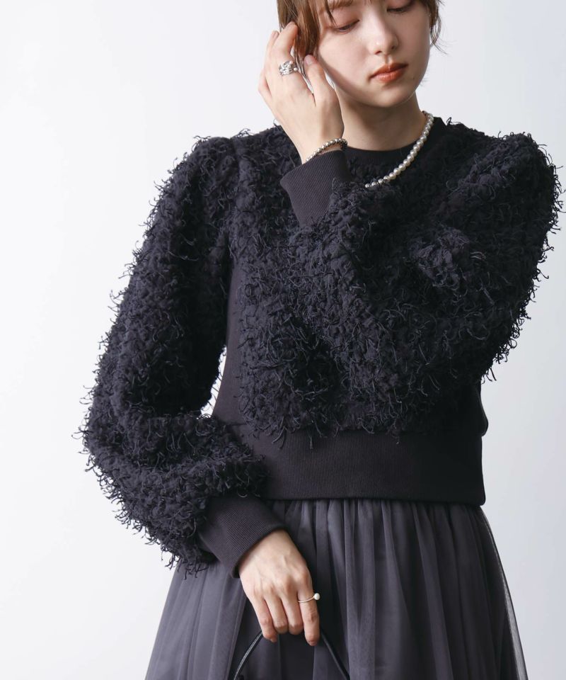 model：H171　着用サイズ：M　チャコールグレー