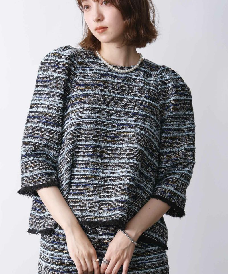 model：H171　着用サイズ：M　ブルー