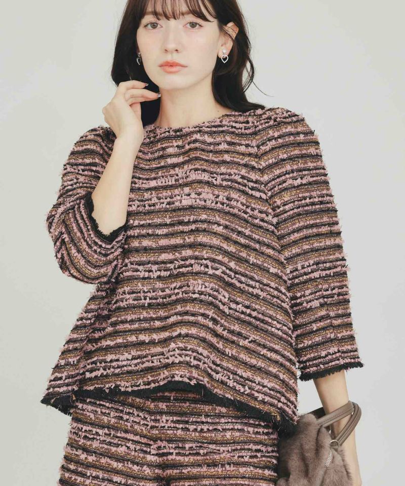 model：H155　着用サイズ：M　ピンク