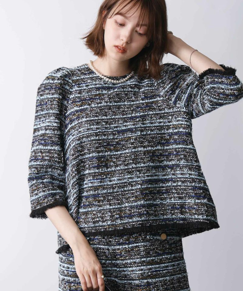 model：H171　着用サイズ：M　ブルー