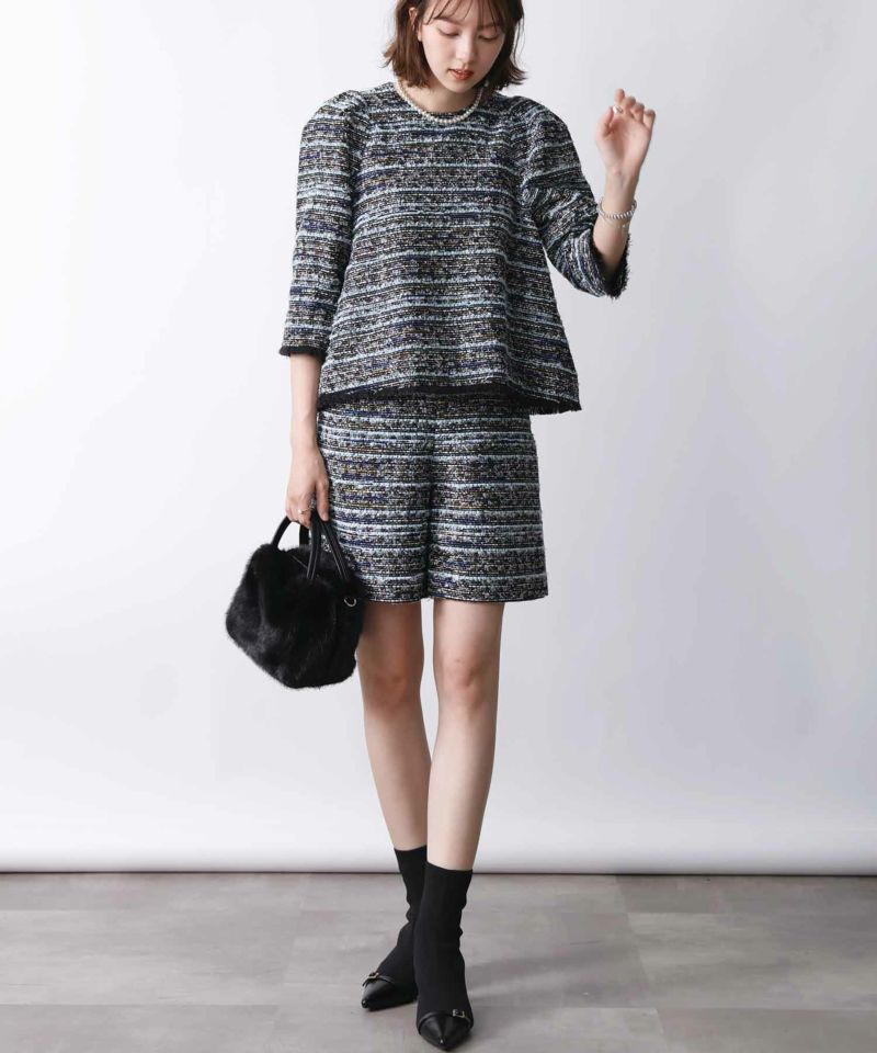 model：H171　着用サイズ：M　ブルー