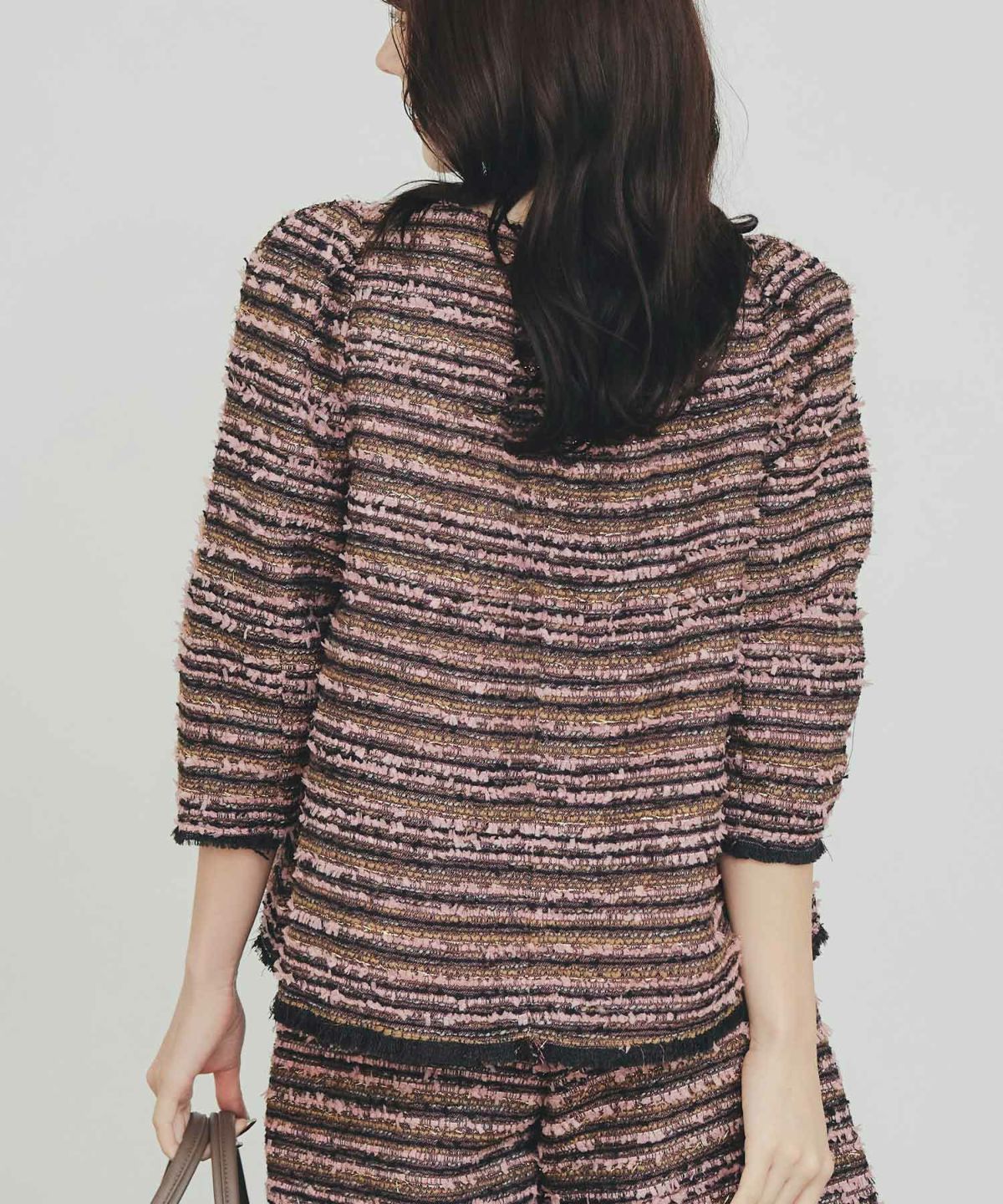 model：H155　着用サイズ：M　ピンク