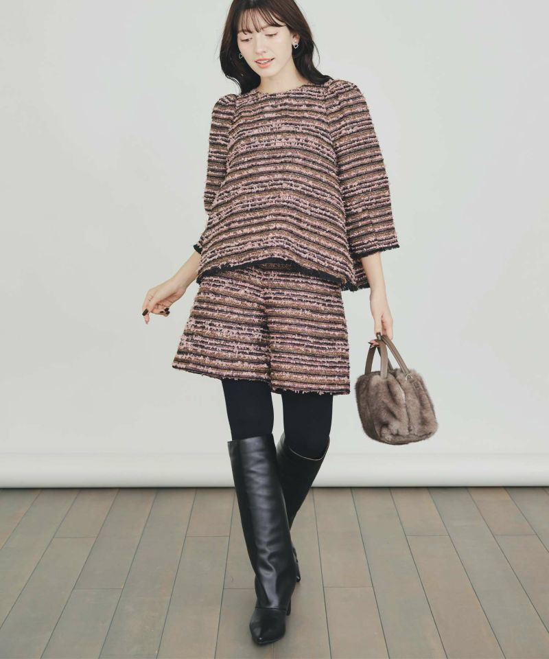 model：H155　着用サイズ：M　ピンク