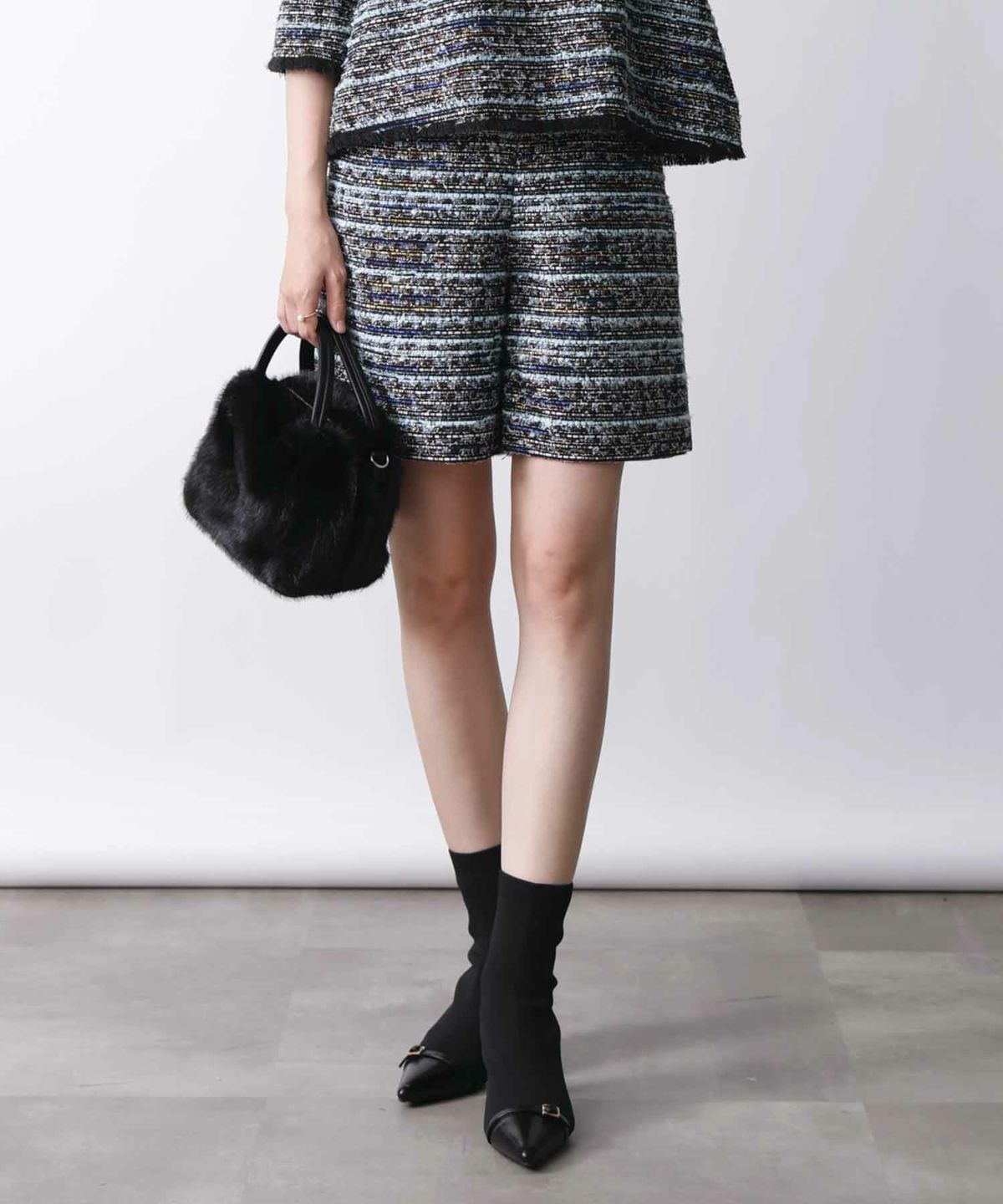 model：H171　着用サイズ：M　ブルー