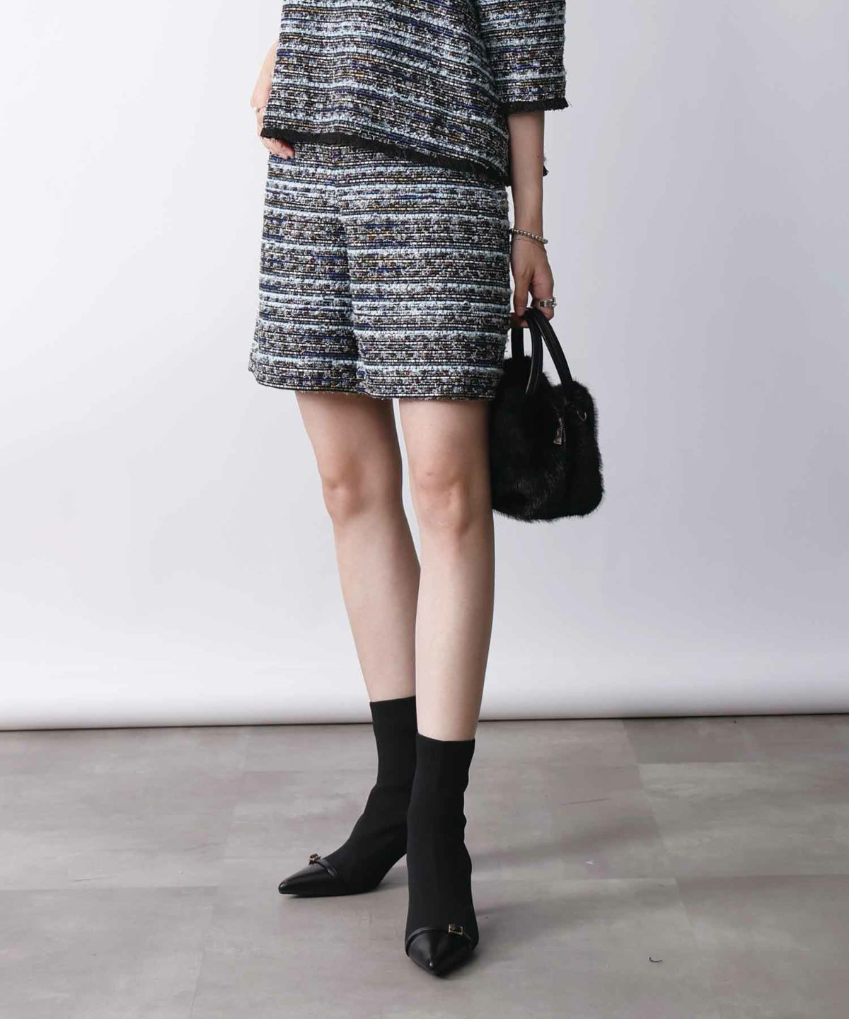 model：H171　着用サイズ：M　ブルー