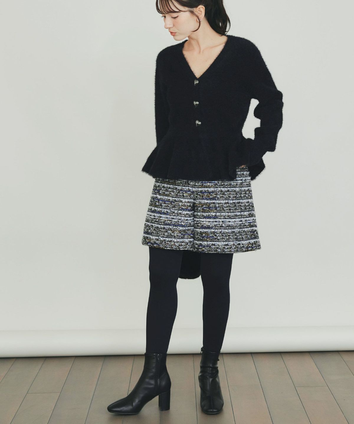 model：H155　着用サイズ：M　ブルー