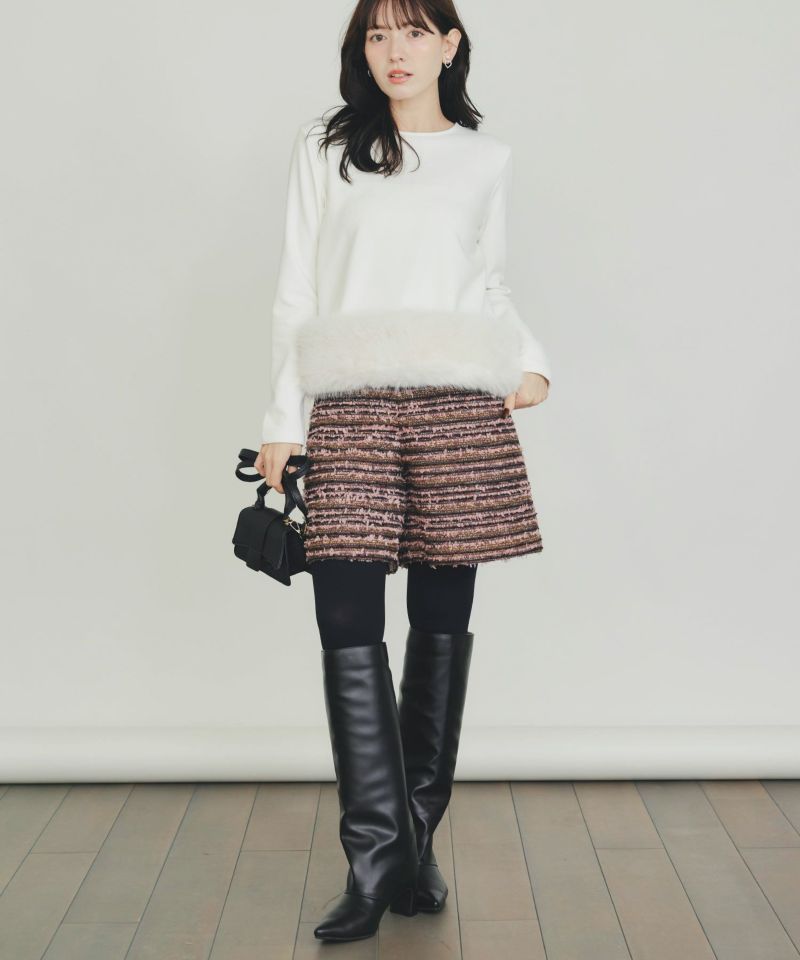 model：H155　着用サイズ：M　ピンク