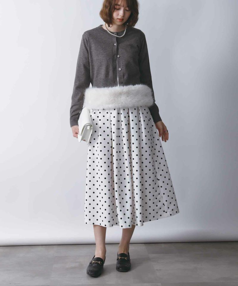 model：H171　着用サイズ：M　オフホワイト