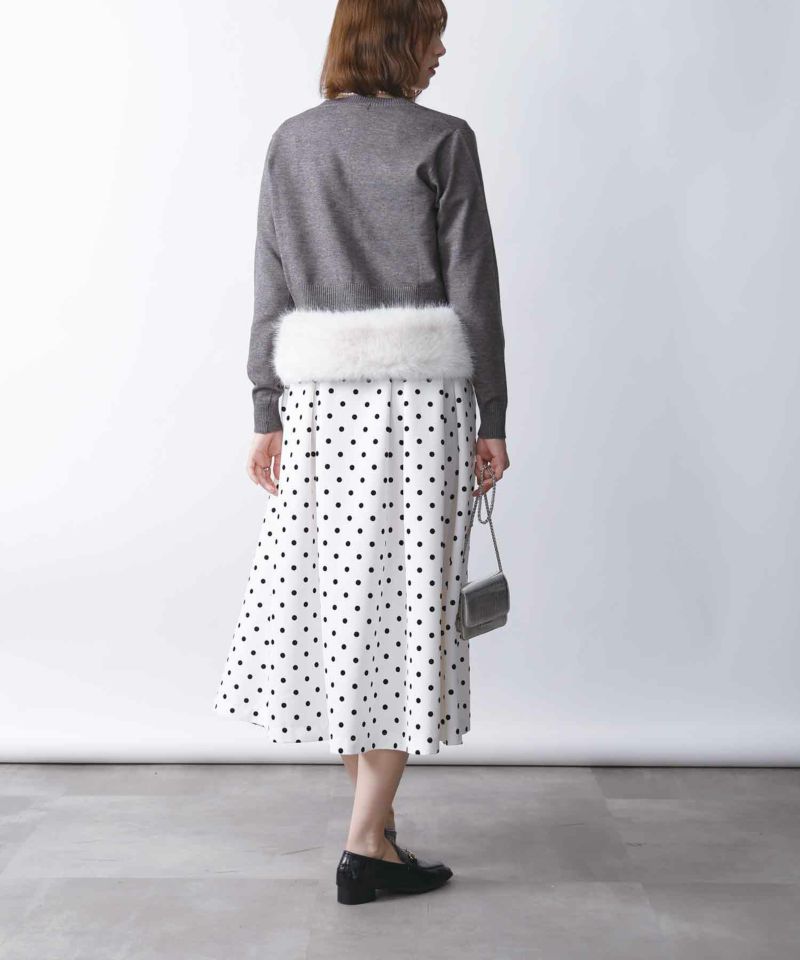 model：H171　着用サイズ：M　オフホワイト