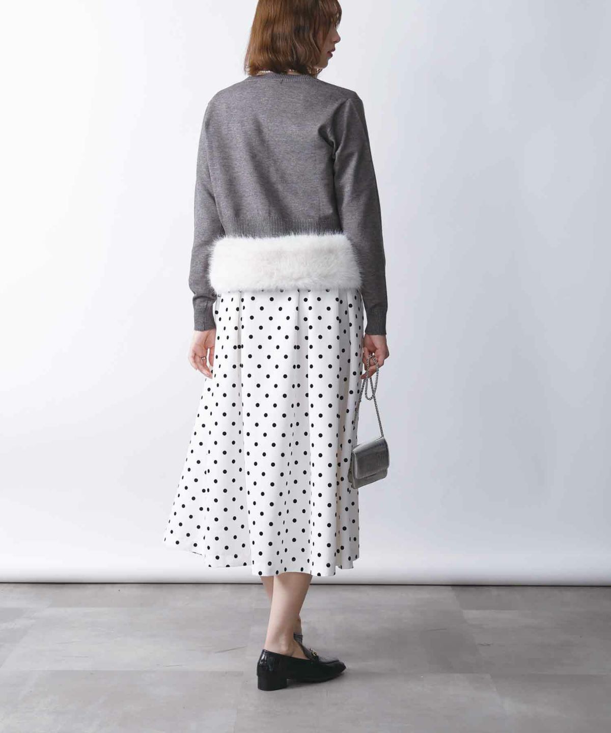 model：H171　着用サイズ：M　オフホワイト