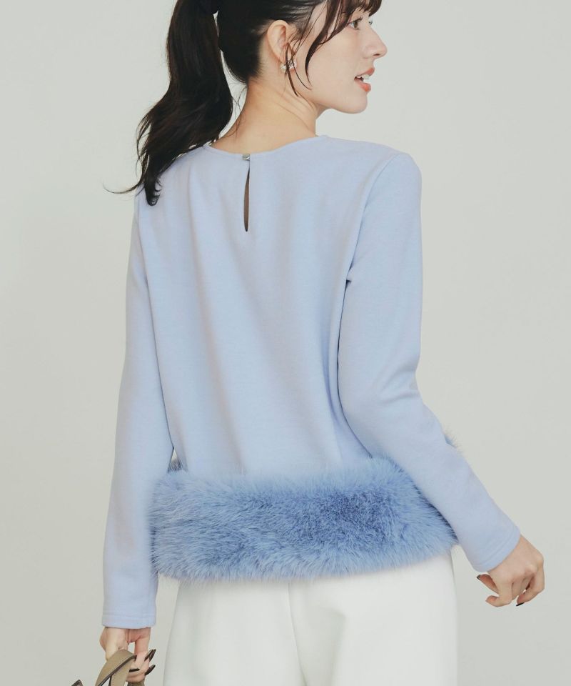 model：H155　着用サイズ：M　サックスブルー