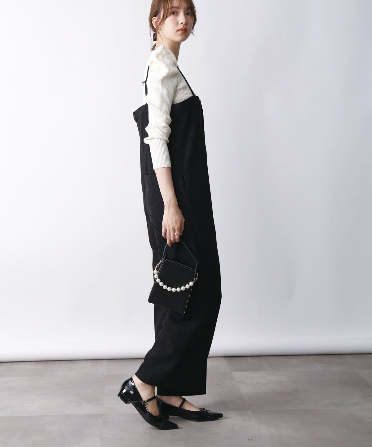 model：H171　着用サイズ：M　ブラック