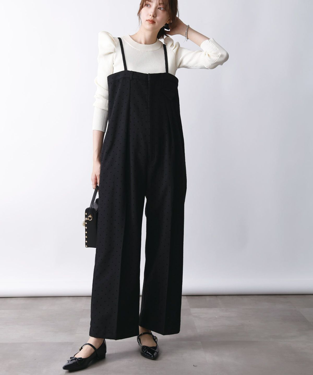 model：H171　着用サイズ：M　ブラック