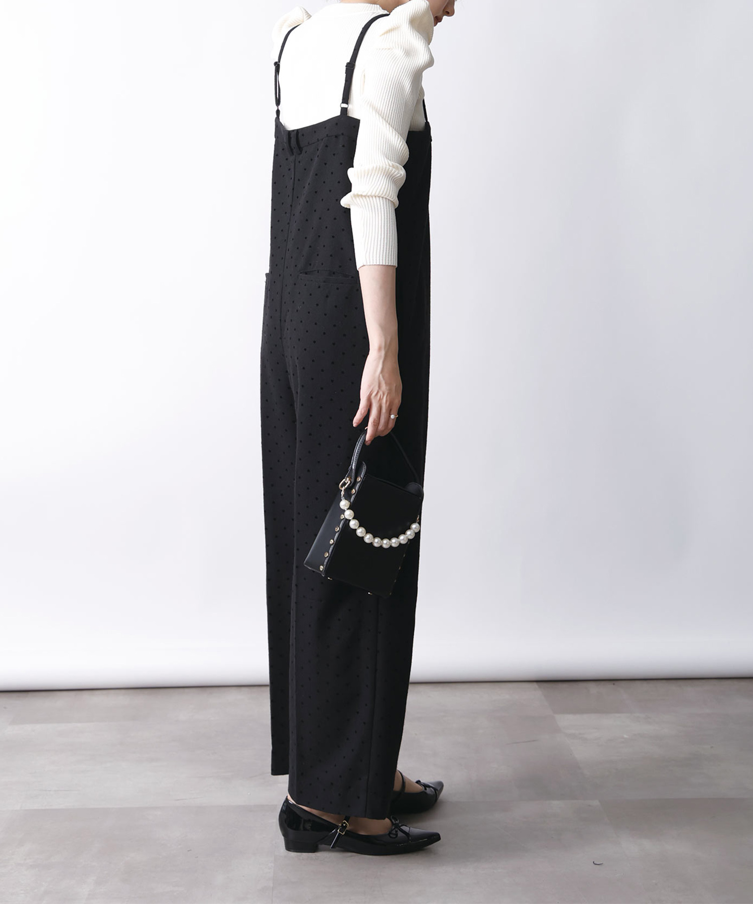 model：H171　着用サイズ：M　ブラック