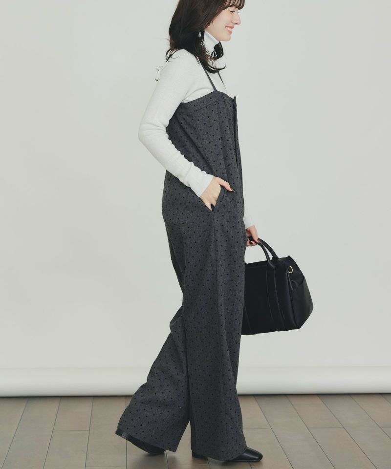 model：H155　着用サイズ：M　チャコールグレー