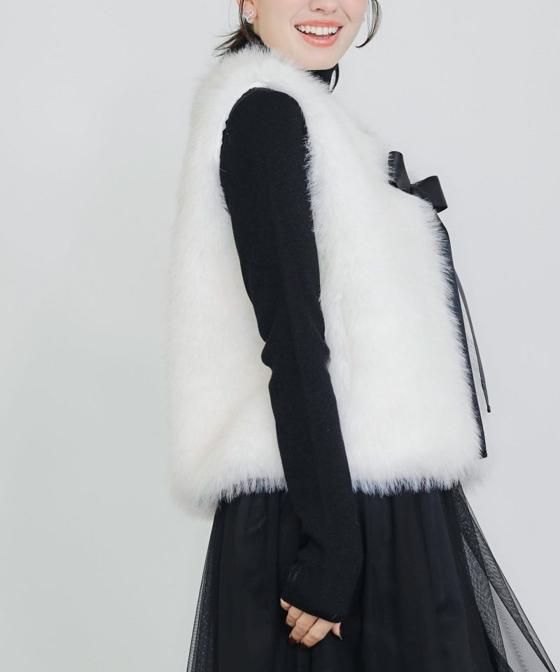 model：H155　着用サイズ：M　オフホワイト