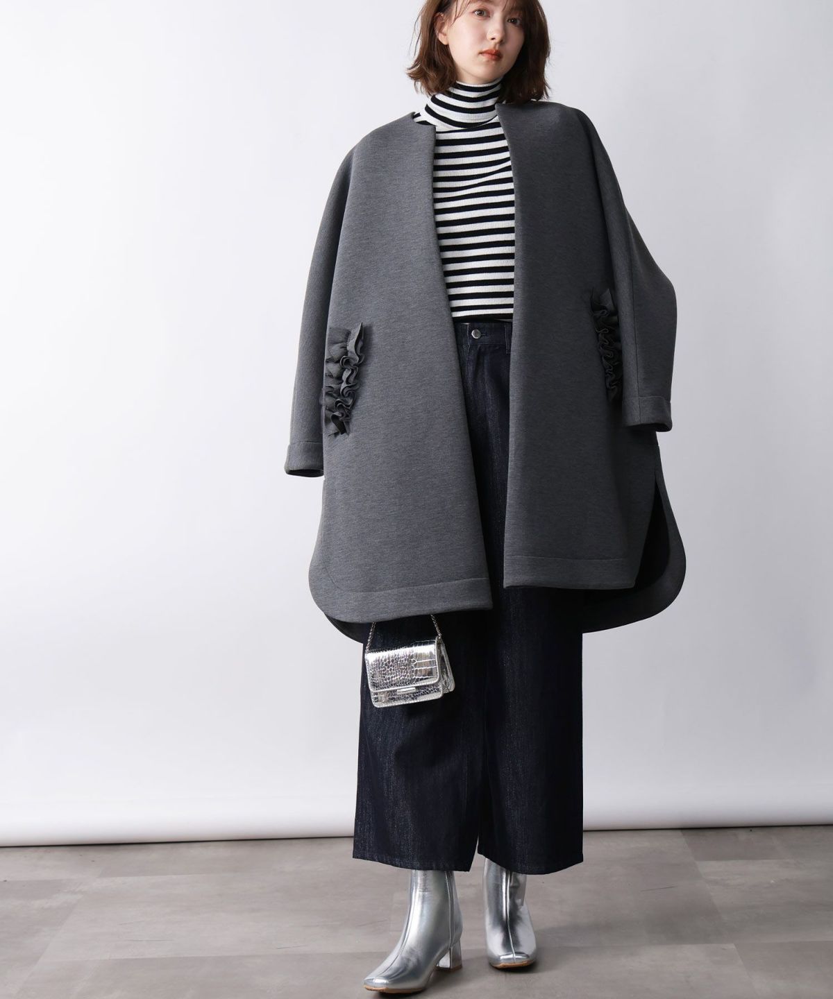 model：H171　着用サイズ：M　ホワイト系その他