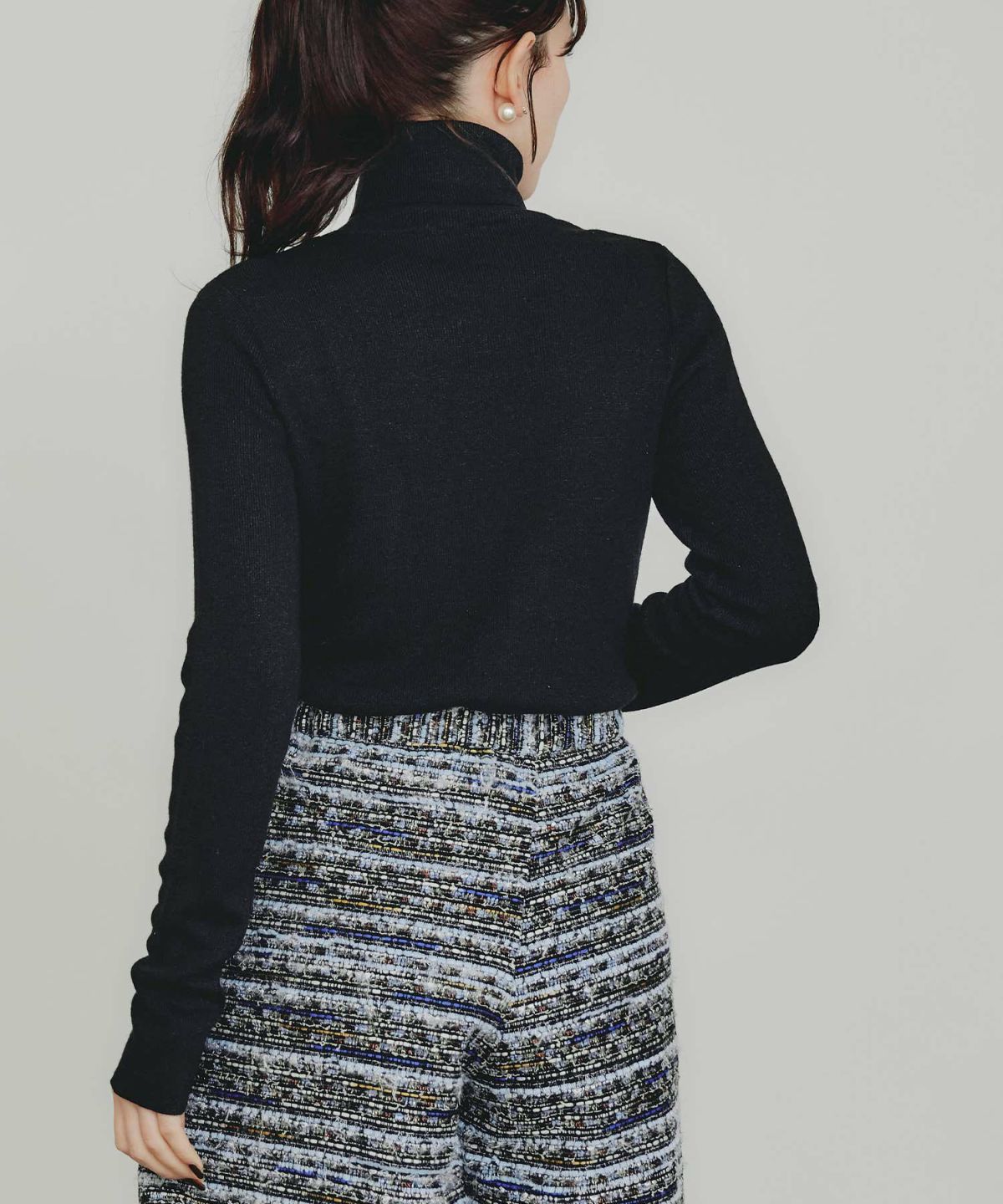 model：H155　着用サイズ：M　ブラック