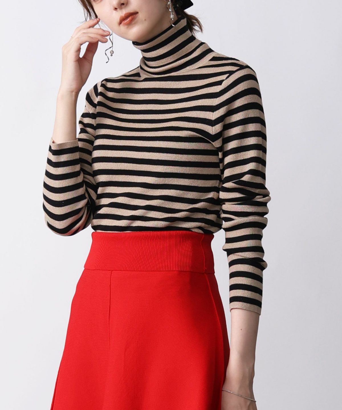 model：H171　着用サイズ：M　ブラウン系その他