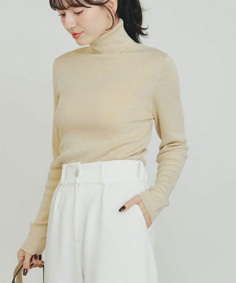 model：H155　着用サイズ：M　ベージュ