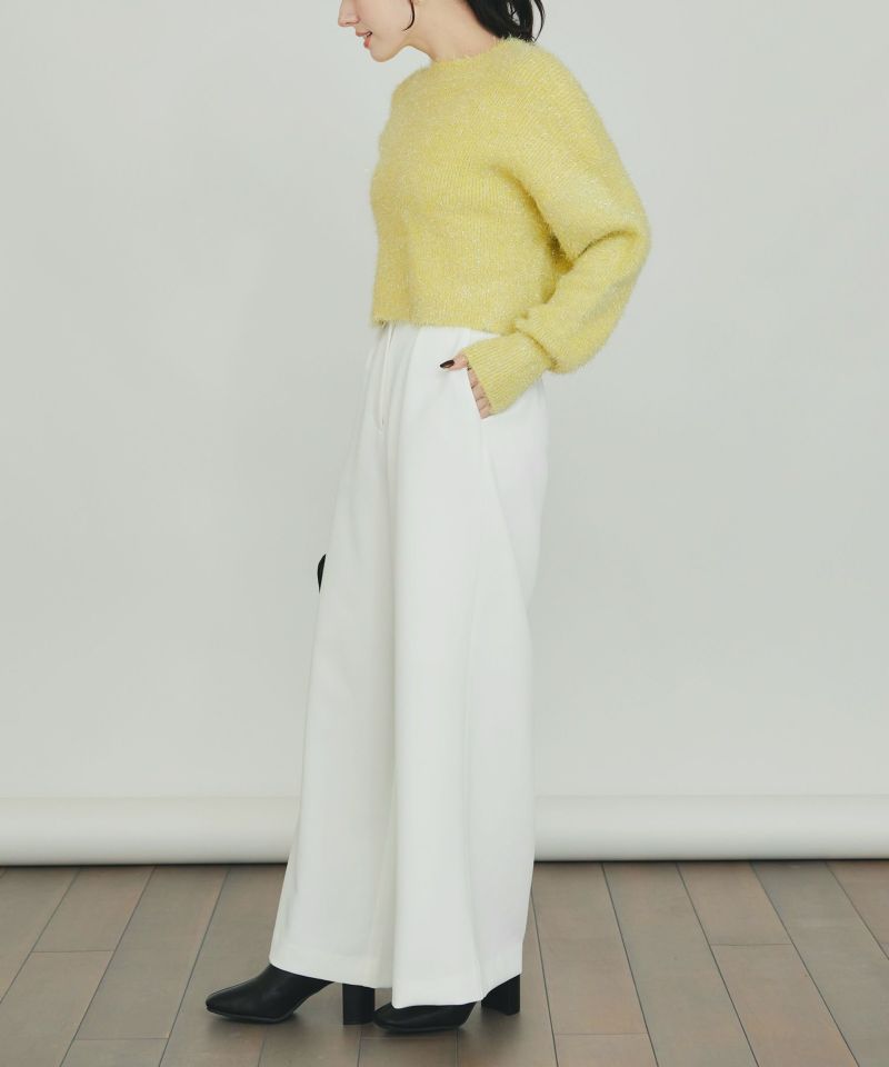 model：H155　着用サイズ：M　オフホワイト