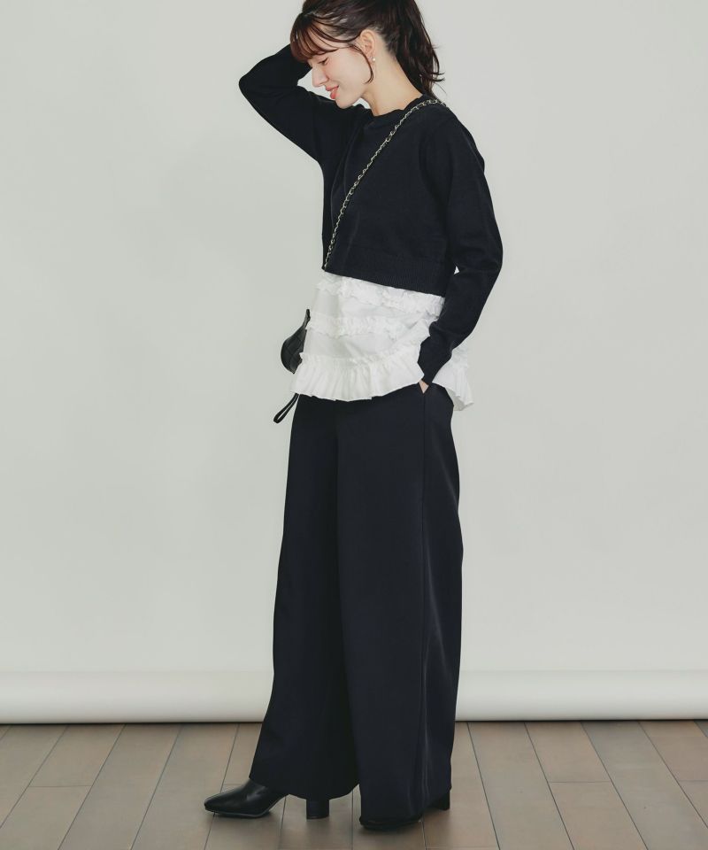 model：H155　着用サイズ：M　ブラック