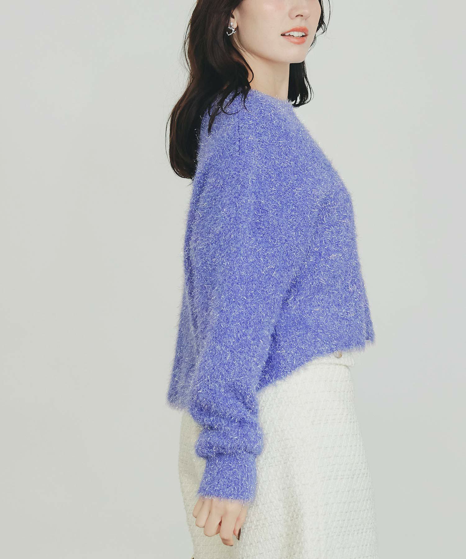 model：H155　着用サイズ：M　パープル