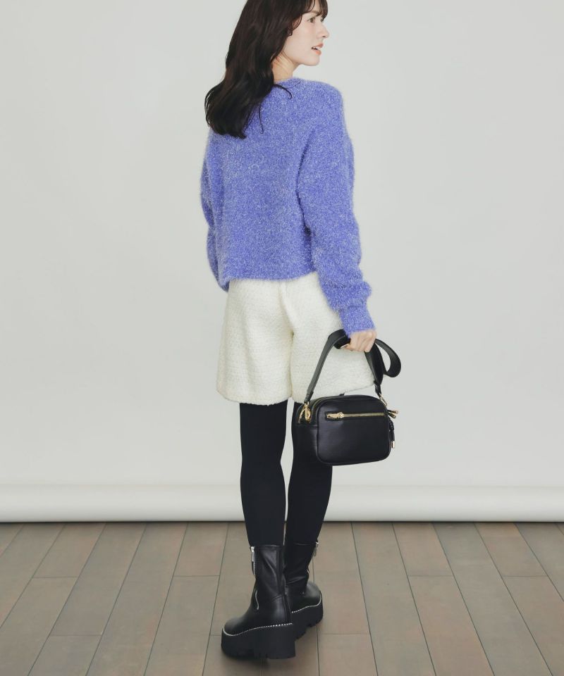 model：H155　着用サイズ：M　パープル