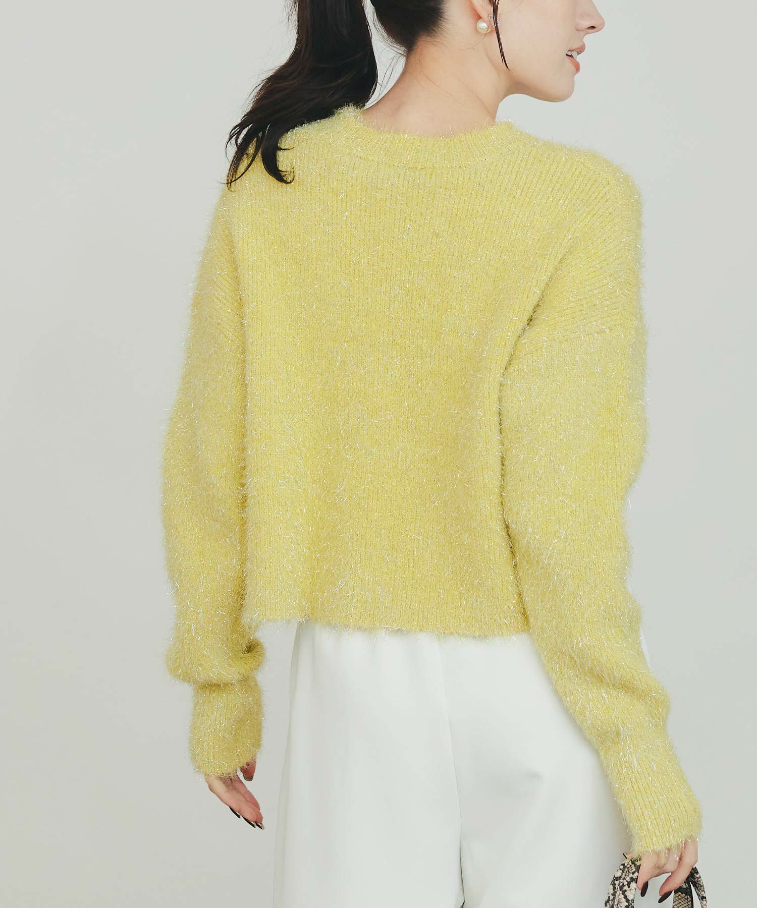 model：H155　着用サイズ：M　イエロー