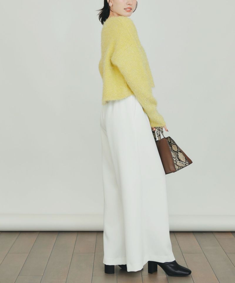 model：H155　着用サイズ：M　イエロー