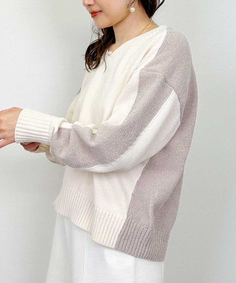 model：H164　着用サイズ：M　アイボリー