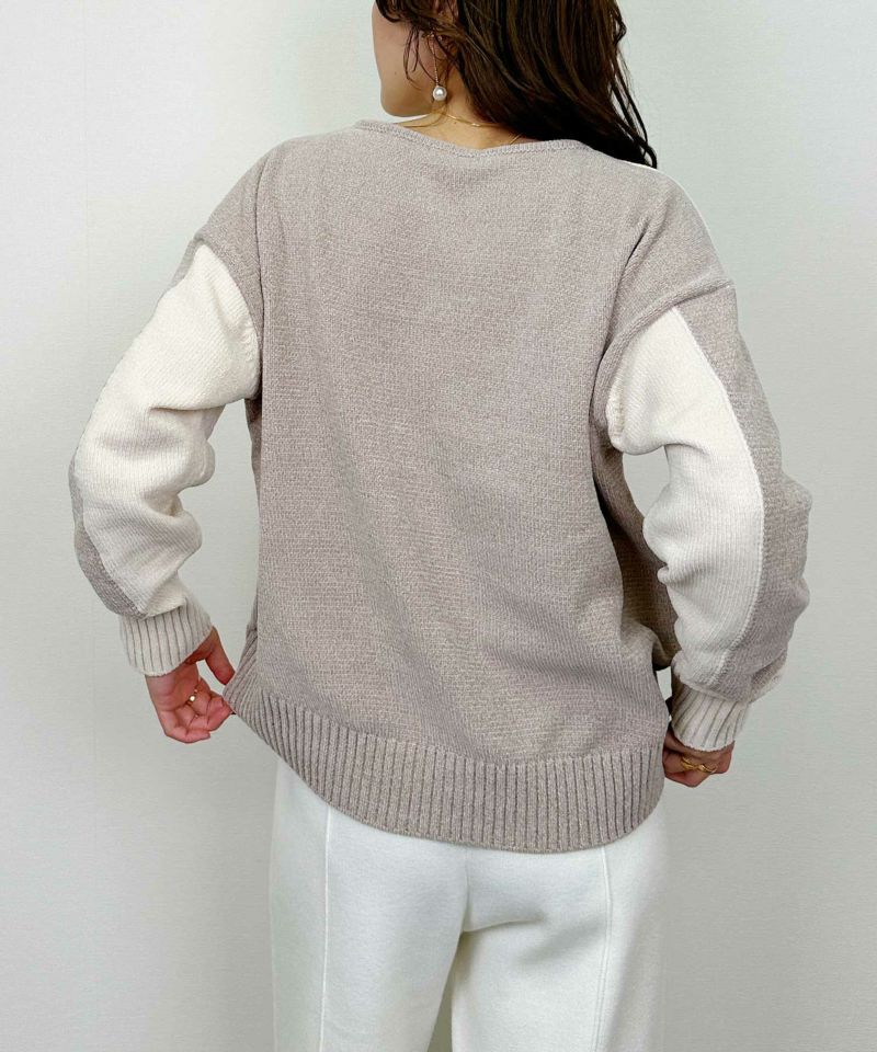 model：H164　着用サイズ：M　アイボリー