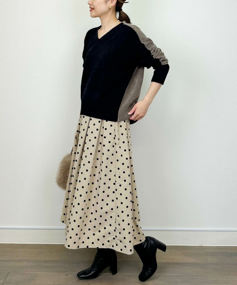 model：H164　着用サイズ：M　ブラック