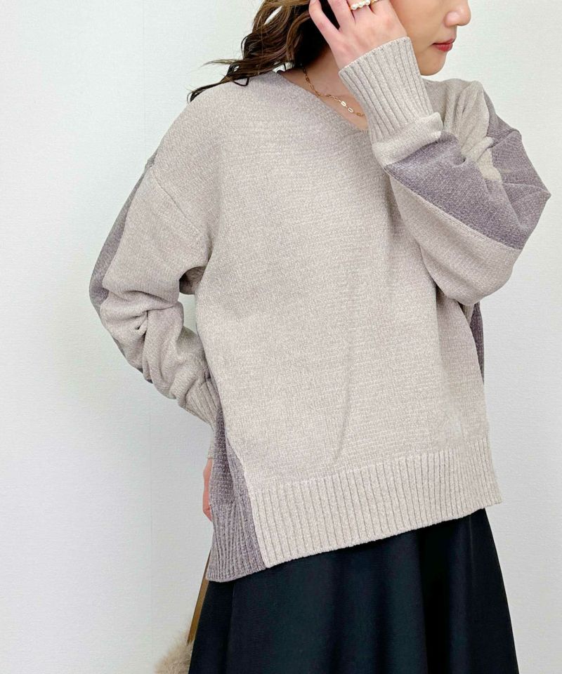 model：H164　着用サイズ：M　ベージュ