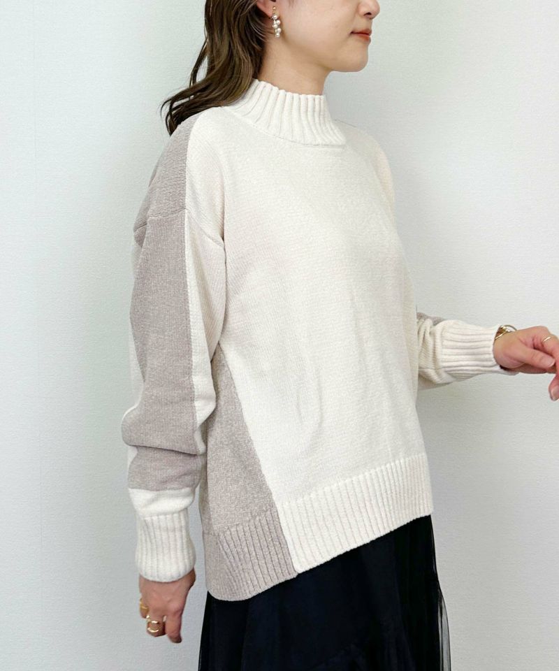 model：H164　着用サイズ：M　アイボリー