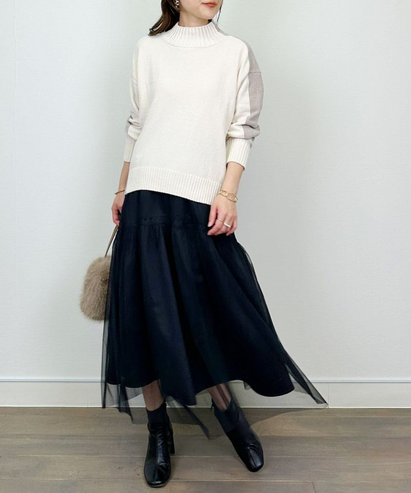 model：H164　着用サイズ：M　アイボリー